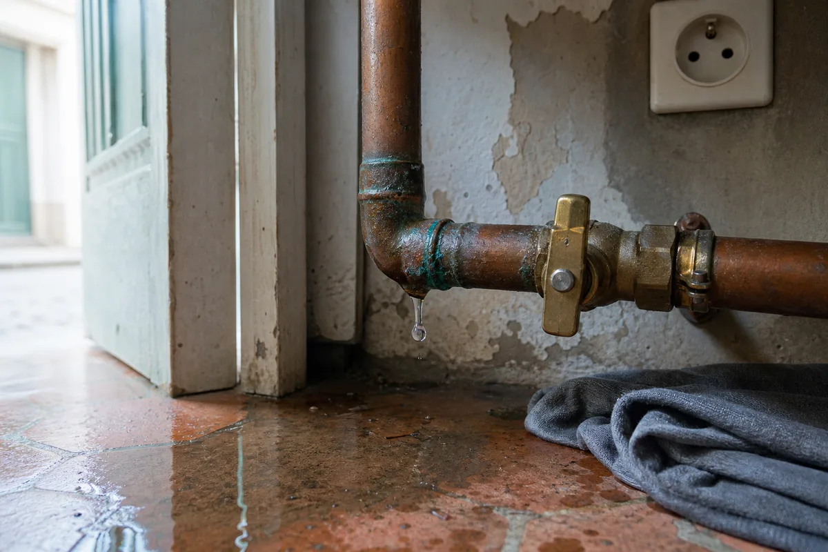 Fuite d'eau : locataire ou propriétaire, qui paie ?